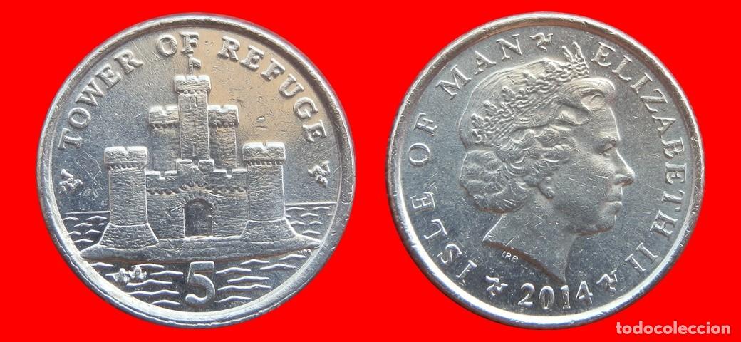 Monedas antiguas de Europa: 5 PENIQUES PENCE 2014 ISLA DE MAN-152870