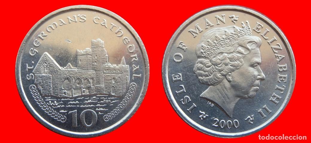 Monedas antiguas de Europa: 10 PENIQUES PENCE 2000 ISLA DE MAN-152874