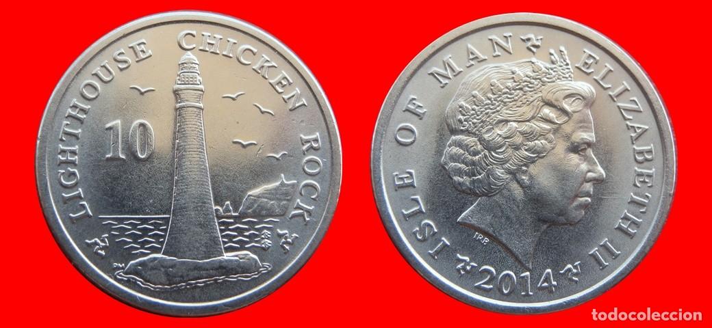 Monedas antiguas de Europa: 10 PENIQUES PENCE 2014 ISLA DE MAN-152875