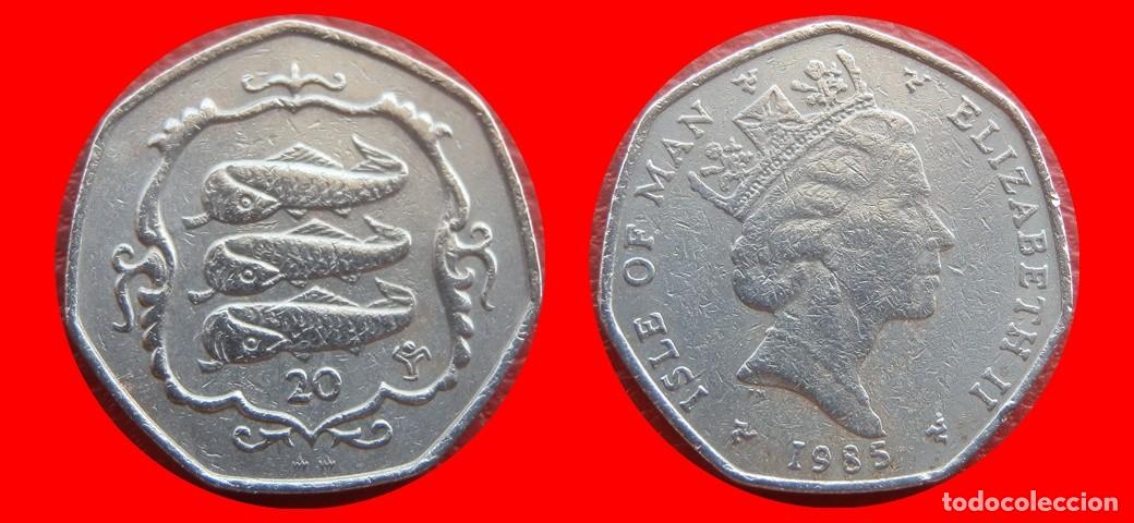 Monedas antiguas de Europa: 20 PENIQUES PENCE 1983 ISLA DE MAN-152878