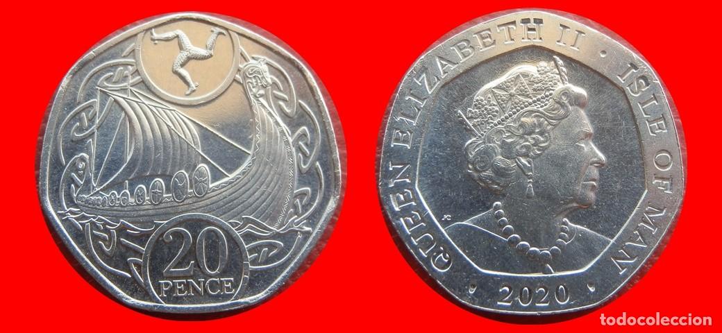Monedas antiguas de Europa: 20 PENIQUES PENCE 2015 ISLA DE MAN-152880