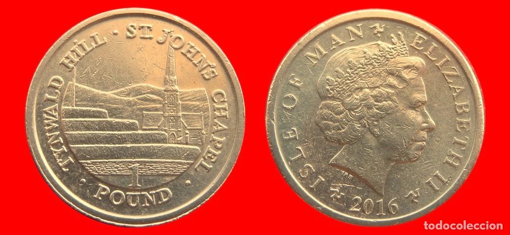 Monedas antiguas de Europa: 1 LIBRA POUND 2016 ISLA DE MAN-152885