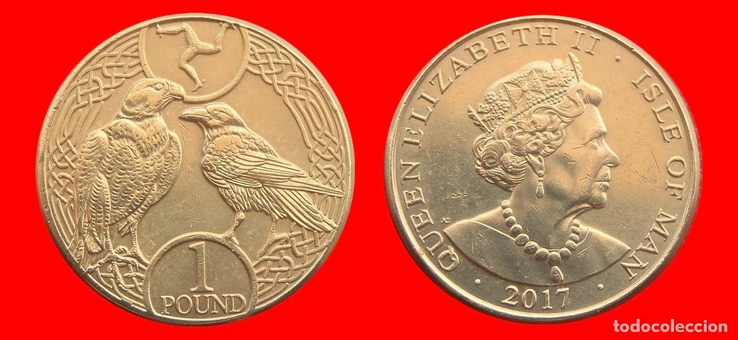 Monedas antiguas de Europa: 1 LIBRA POUND 2017 ISLA DE MAN-152886