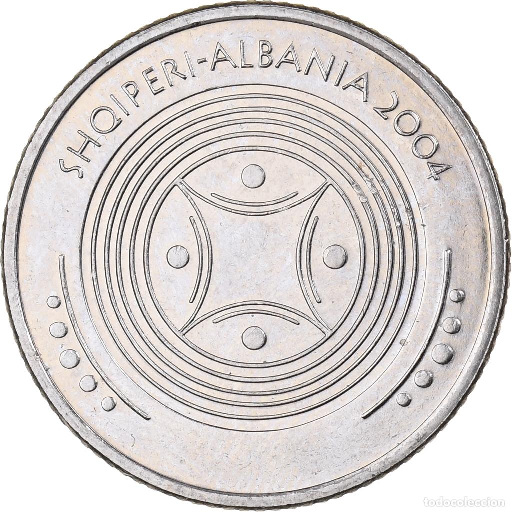 Monedas antiguas de Europa: [#225243] Albania, 50 Lek&euml;, 2004, Cobre - n&iacute;quel, FDC, KM:90