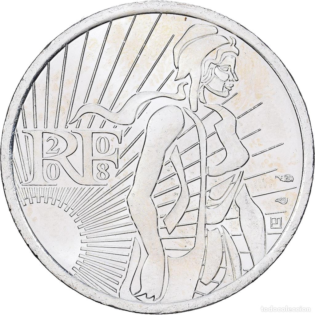 Monedas antiguas de Europa: [#1512735] Francia, 5 Euro, Semeuse, 2008, Monnaie de Paris, Plata, SC, KM:1534
