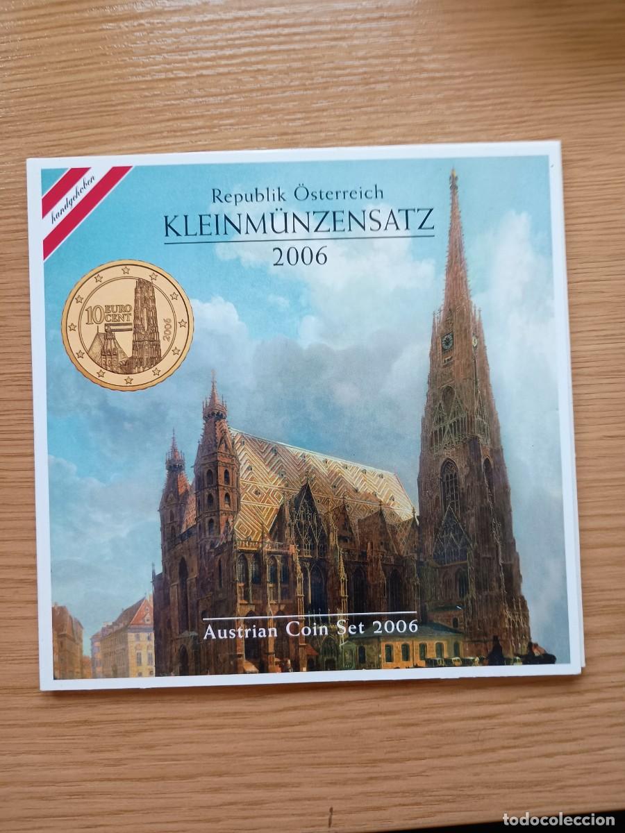 Monedas antiguas de Europa: Austria a&ntilde;o 2006 cartera 8 valores 1 c&eacute;ntimo a 2 euros &euro;