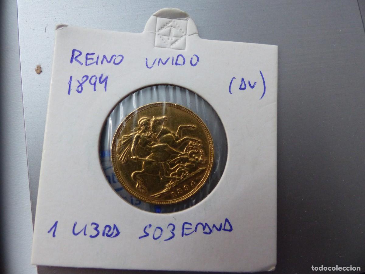 Alte M&uuml;nzen aus Europa: MONEDA DE ORO BRITANICA