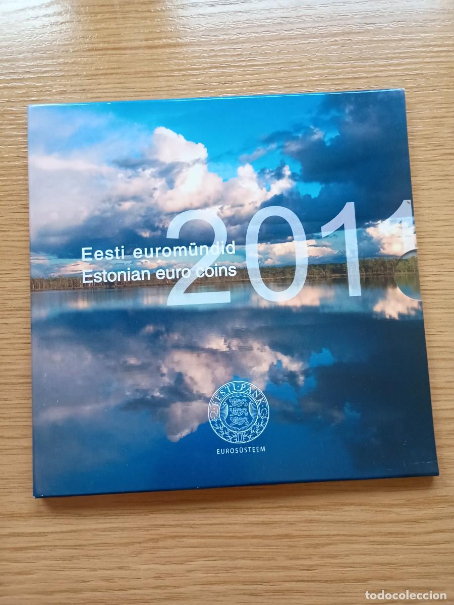 Monedas antiguas de Europa: Estonia a&ntilde;o 2011 cartera 8 valores 1 c&eacute;ntimo a 2 euros &euro;