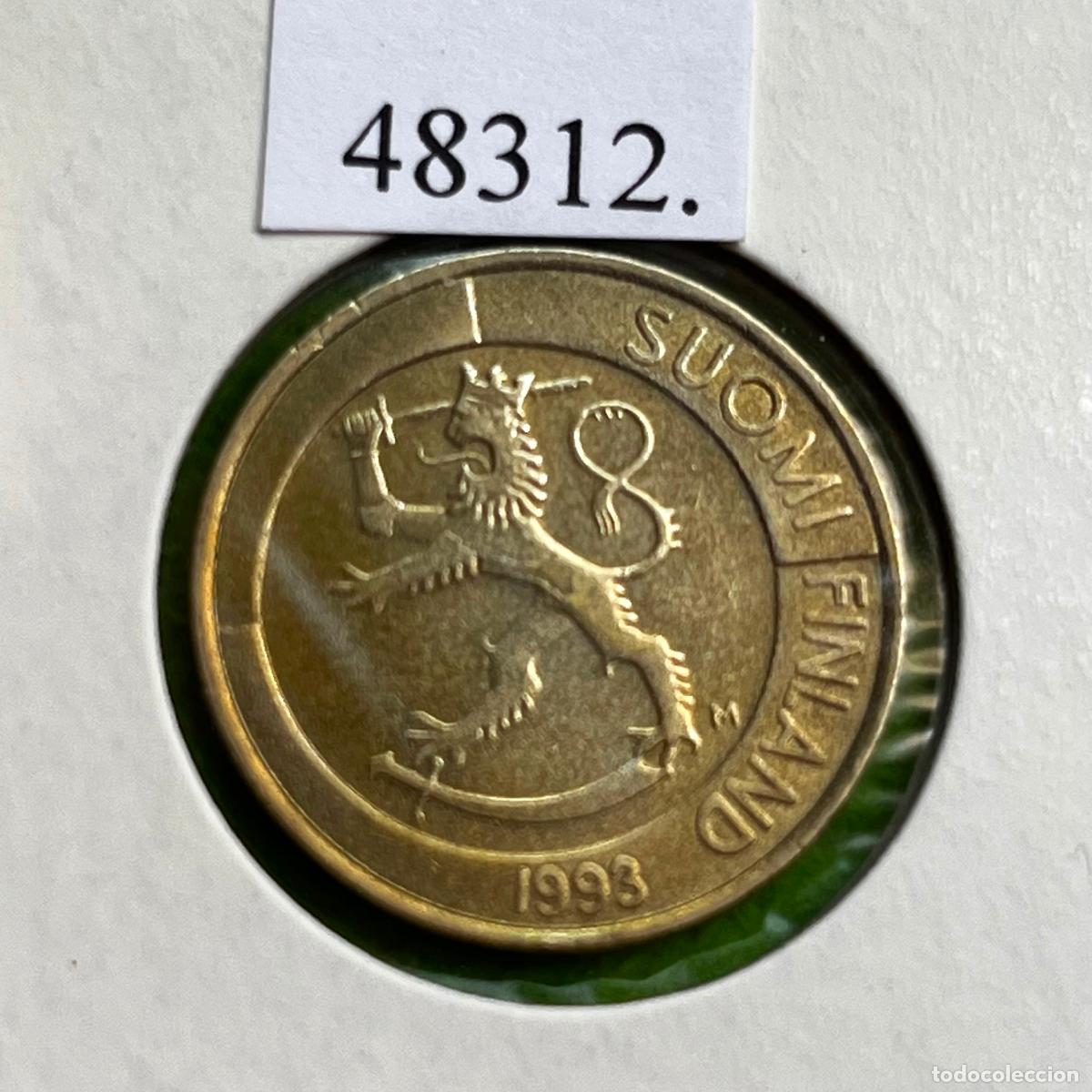Monedas antiguas de Europa: Finlandia 1 marco 1993