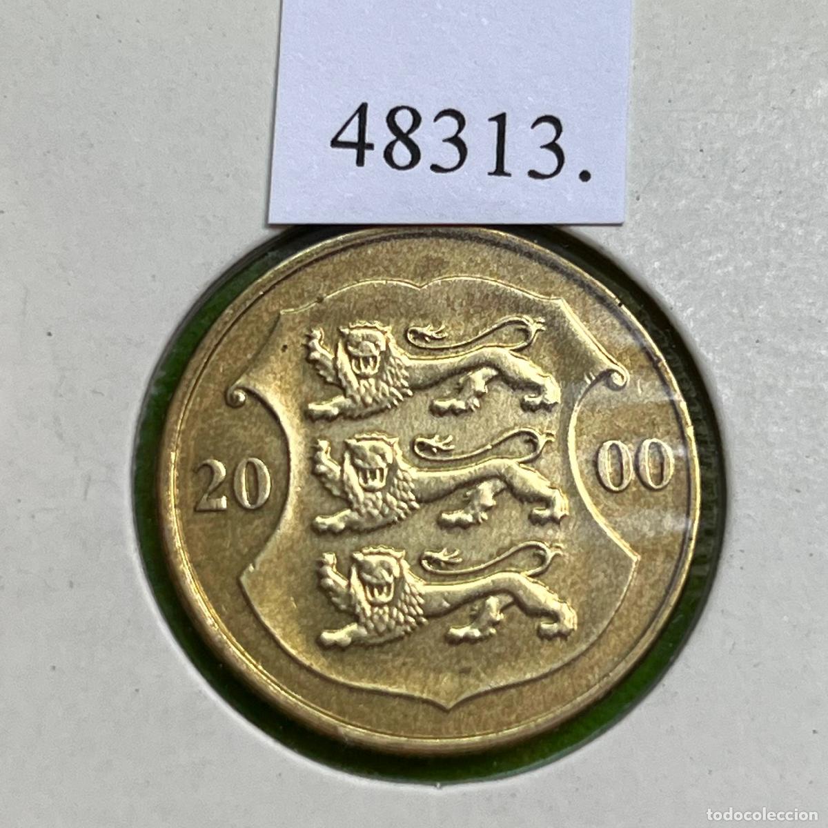 Monedas antiguas de Europa: Estonia 1 corona 2000