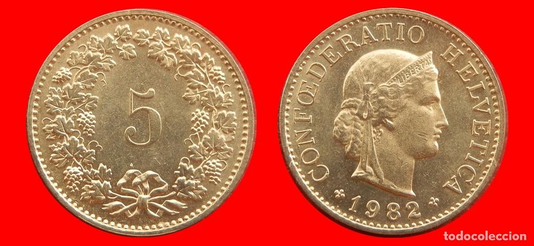 Monedas antiguas de Europa: 5 RAPPEN 1982 SUIZA-152903