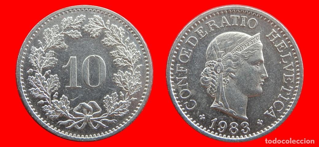 Monedas antiguas de Europa: 10 RAPPEN 1983 SUIZA-152905