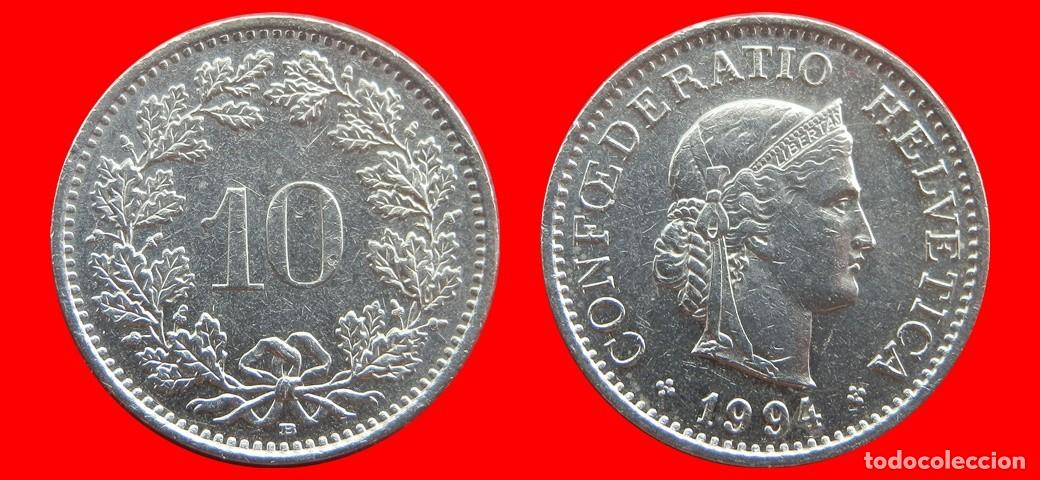 Monedas antiguas de Europa: 10 RAPPEN 1994 SUIZA-152906