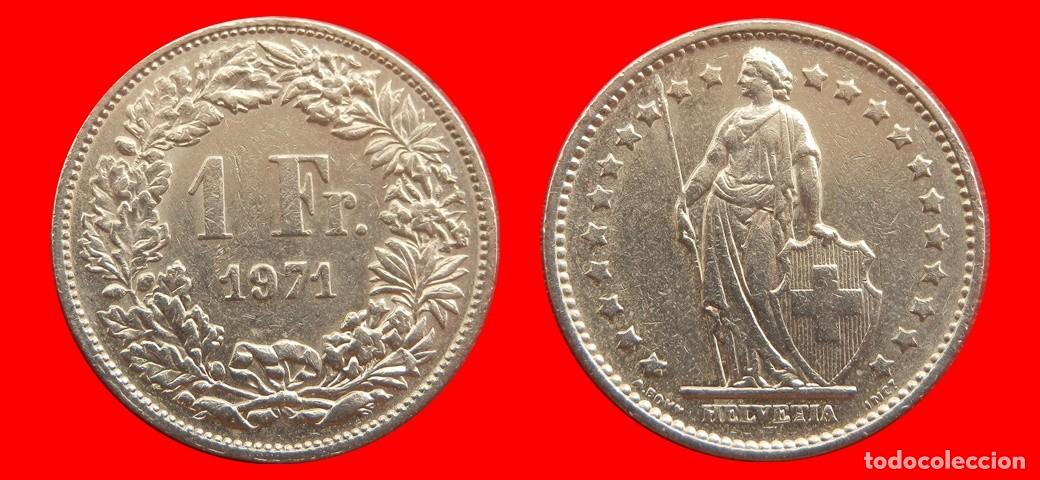 Monedas antiguas de Europa: 1 FRANCO 1971 SUIZA-152911