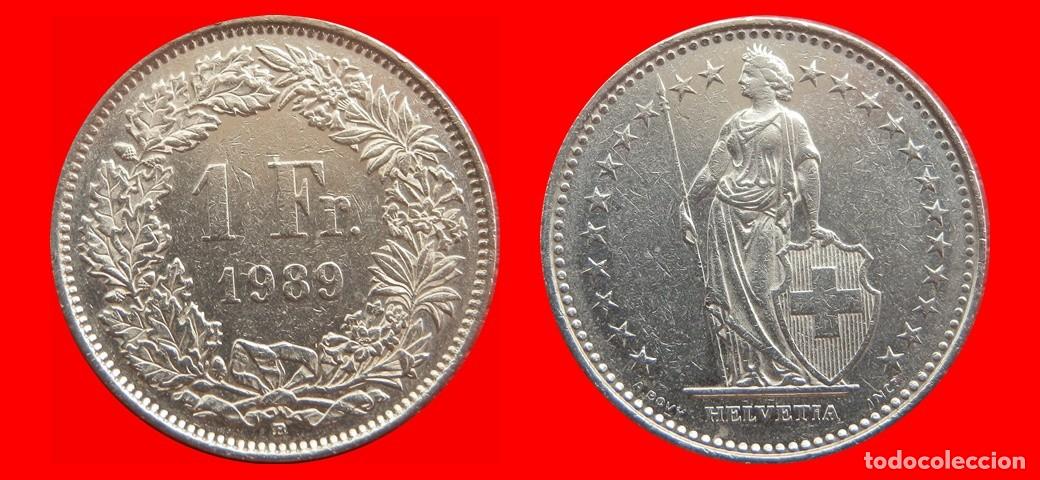 Monedas antiguas de Europa: 1 FRANCO 1989 SUIZA-152914