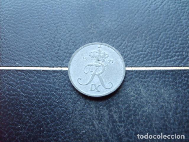 Monedas antiguas de Europa: DINAMARCA 1 ORE 1971