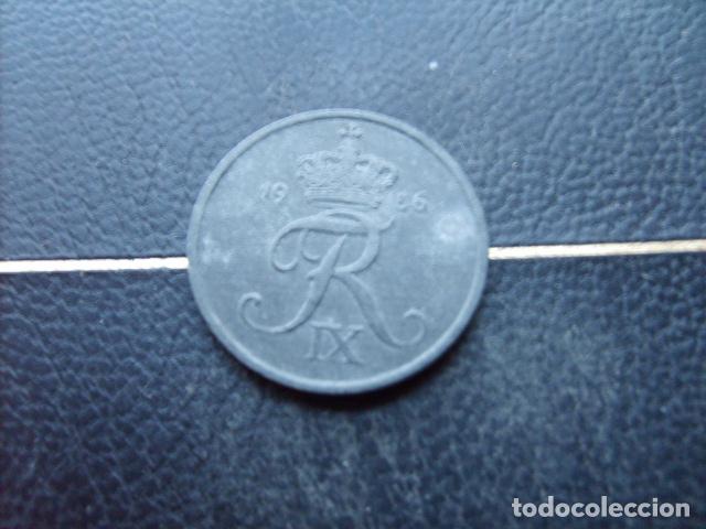 Monedas antiguas de Europa: DINAMARCA 2 ORE 1956