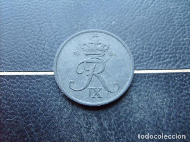 Monedas antiguas de Europa: DINAMARCA 2 ORE 1961