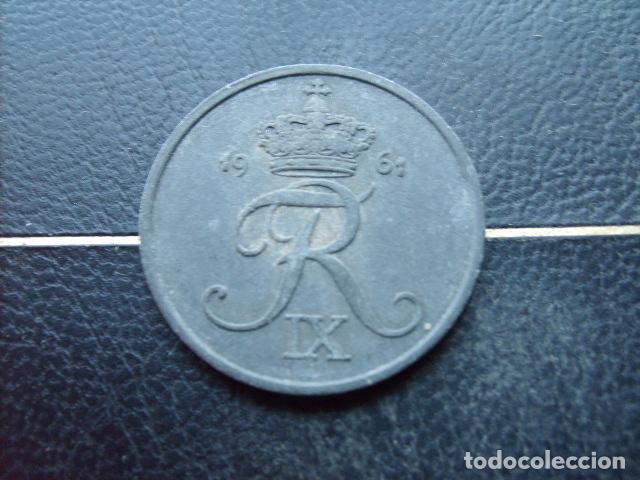 Monedas antiguas de Europa: DINAMARCA 5 ORE 1961