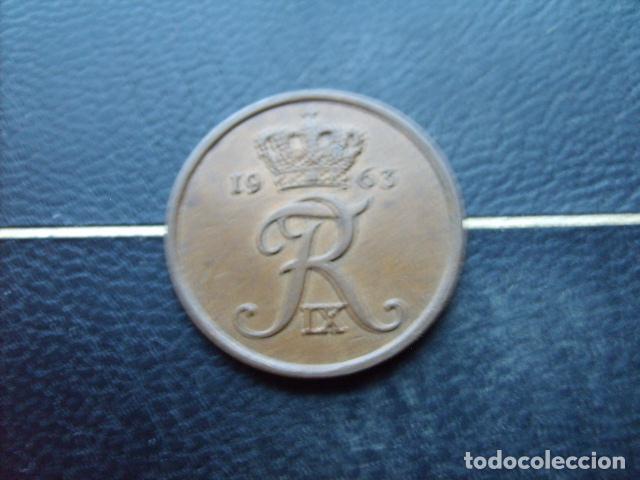 Monedas antiguas de Europa: DINAMARCA 5 ORE 1963
