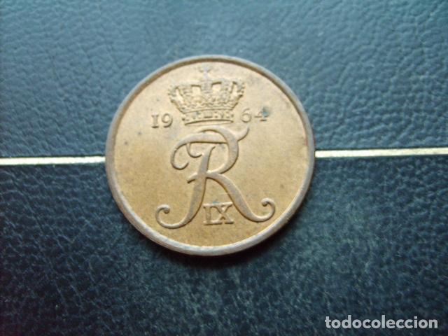 Monedas antiguas de Europa: DINAMARCA 5 ORE 1964