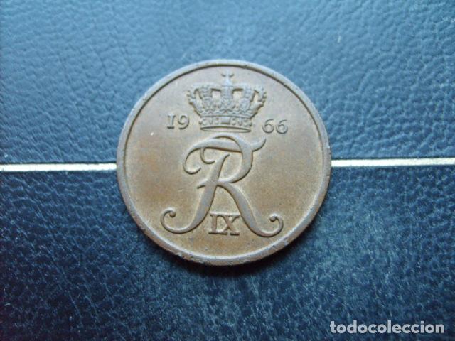 Monedas antiguas de Europa: DINAMARCA 5 ORE 1966
