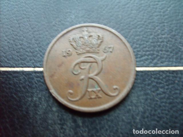 Monedas antiguas de Europa: DINAMARCA 5 ORE 1967