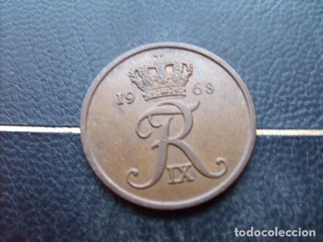 Monedas antiguas de Europa: DINAMARCA 5 ORE 1968