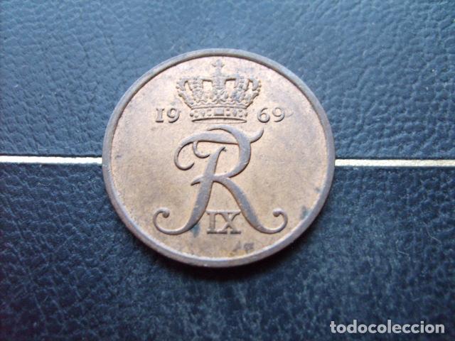 Monedas antiguas de Europa: DINAMARCA 5 ORE 1969