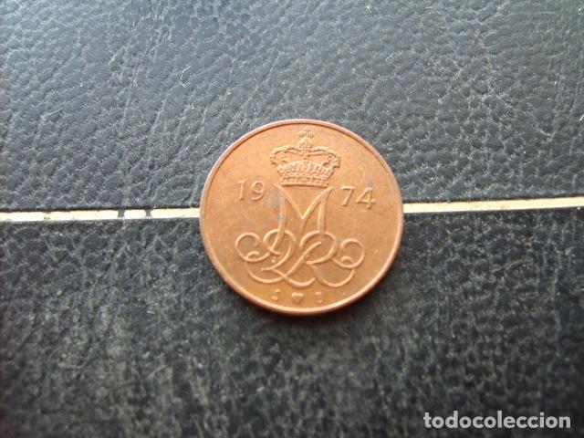 Monedas antiguas de Europa: DINAMARCA 5 ORE 1974