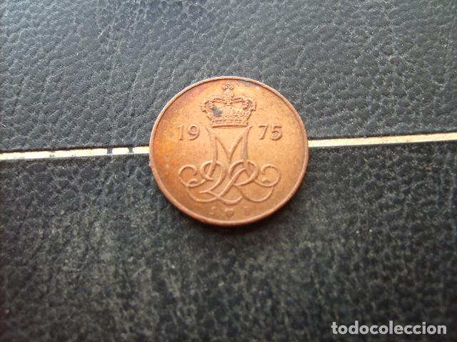 Monedas antiguas de Europa: DINAMARCA 5 ORE 1975