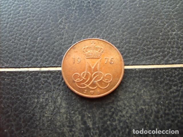 Monedas antiguas de Europa: DINAMARCA 5 ORE 1976