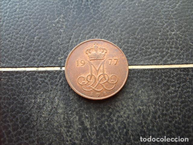 Monedas antiguas de Europa: DINAMARCA 5 ORE 1977