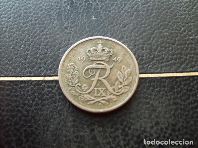 Monedas antiguas de Europa: DINAMARCA 10 ORE 1949
