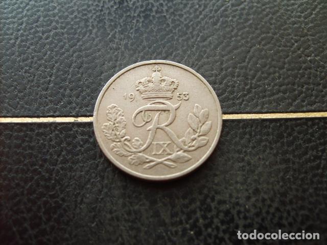 Monedas antiguas de Europa: DINAMARCA 10 ORE 1953
