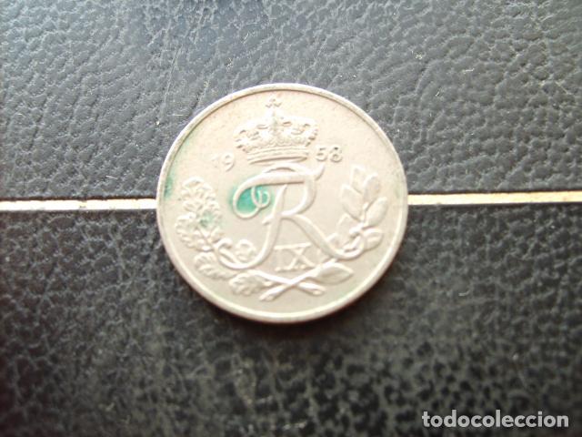Monedas antiguas de Europa: DINAMARCA 10 ORE 1958