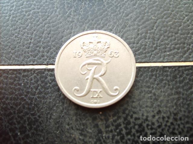 Monedas antiguas de Europa: DINAMARCA 10 ORE 1963