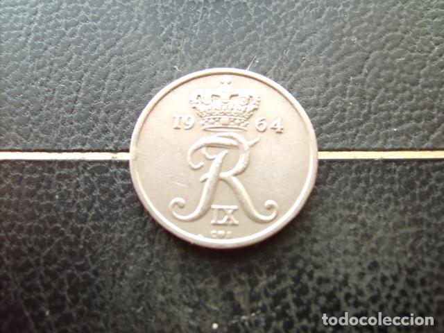 Monedas antiguas de Europa: DINAMARCA 10 ORE 1964