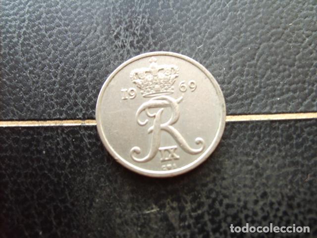 Monedas antiguas de Europa: DINAMARCA 10 ORE 1969