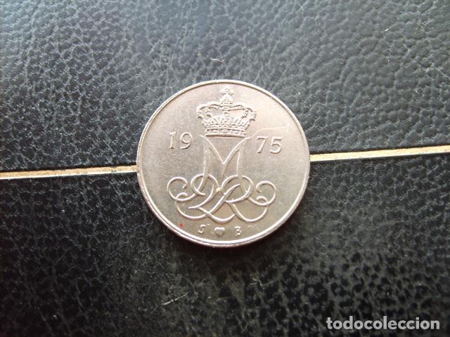 Monedas antiguas de Europa: DINAMARCA 10 ORE 1975