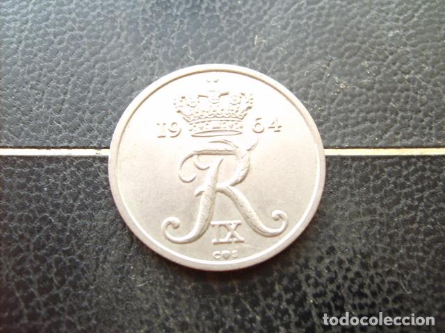 Monedas antiguas de Europa: DINAMARCA 25 ORE 1964