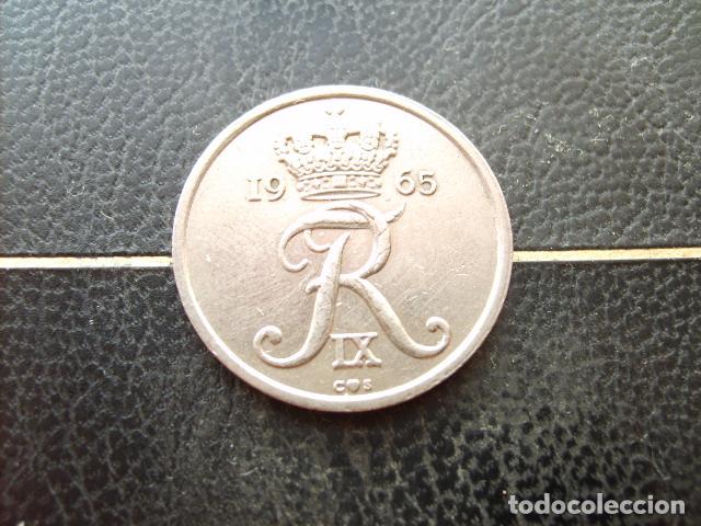 Monedas antiguas de Europa: DINAMARCA 25 ORE 1965