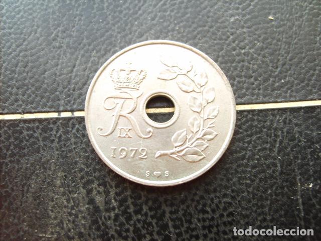 Monedas antiguas de Europa: DINAMARCA 25 ORE 1972