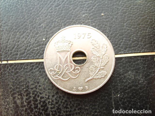 Monedas antiguas de Europa: DINAMARCA 25 ORE 1975