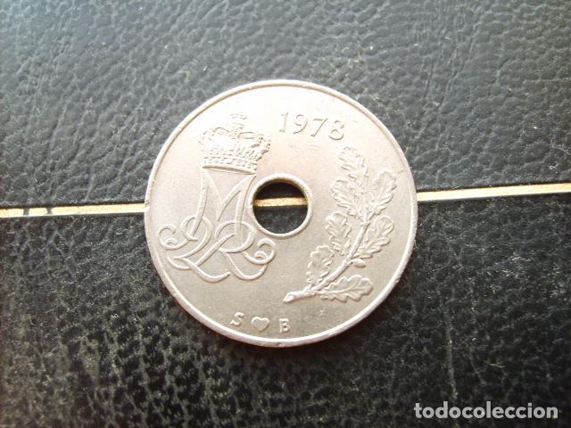Monedas antiguas de Europa: DINAMARCA 25 ORE 1978