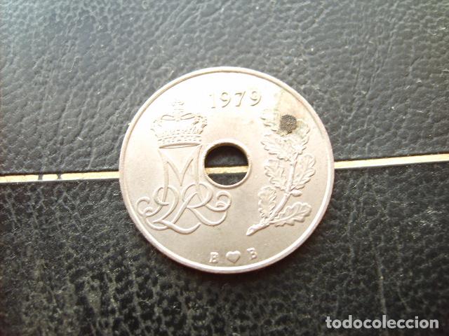 Monedas antiguas de Europa: DINAMARCA 25 ORE 1979