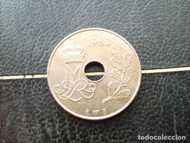 Monedas antiguas de Europa: DINAMARCA 25 ORE 1983