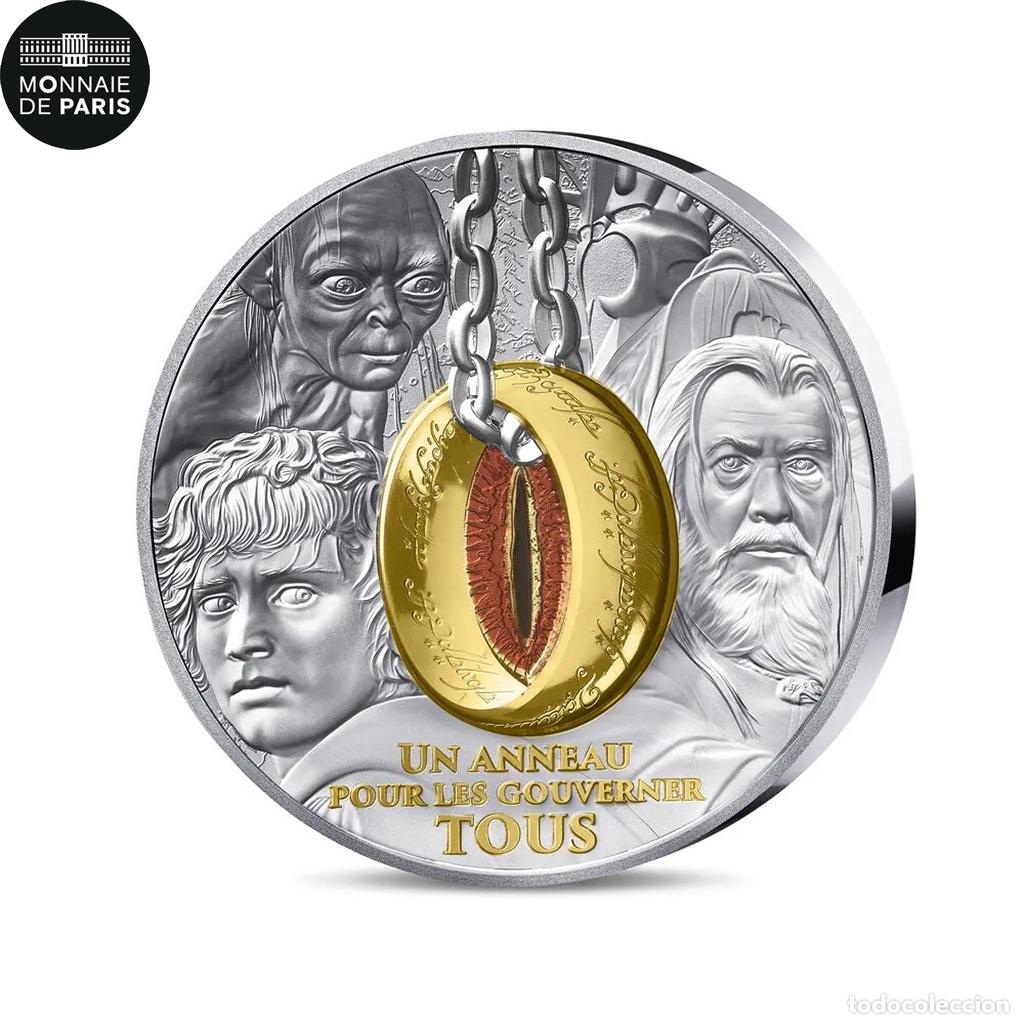 Monedas antiguas de Europa: [#475410] Francia, 20 Euro, Le Seigneur Des Anneaux - L'Anneau Unique, Haut Relief - 1 Oz