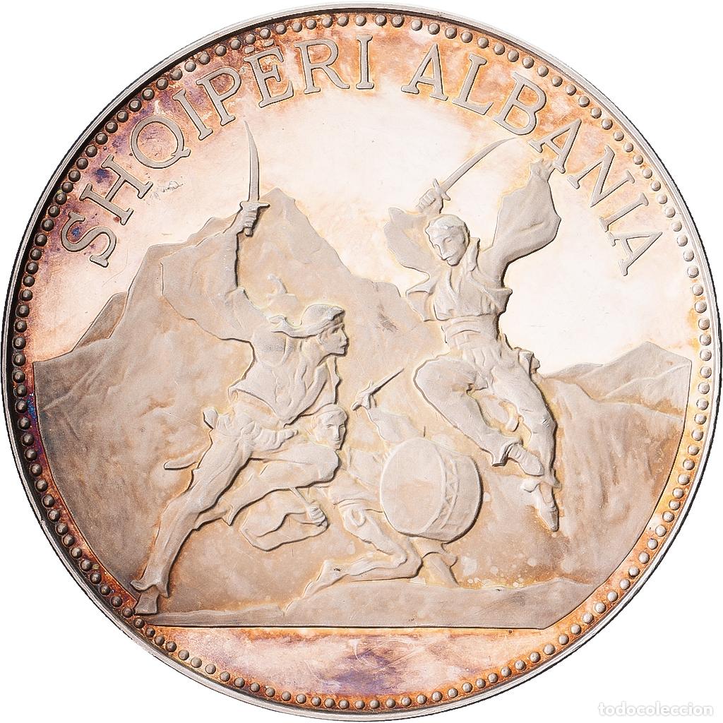 Monedas antiguas de Europa: [#1214964] Albania, 25 Lek&euml;, 1970, Budapest, Plata, EBC, KM:52.1
