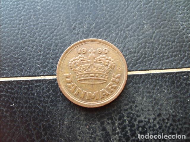 Monedas antiguas de Europa: DINAMARCA 25 ORE 1990